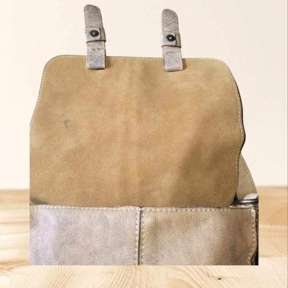 Patricia Nash Armeno Stylish Tan Leather Studded Rustic Travel Backpack
